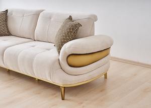 Grupo de asientos reclinables con estilo moderno Muebles de tela hermosa para el hogar para villas Salas de estar Apartamentos - Product Image 5