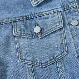 Women Stylish <b>Jean</b> Jacket Casual Wear OEM Wholesale High Quality Ladies Cotton <b>Jeans</b> Jacket Custom Denim Jacket For Sale - Product Image 3