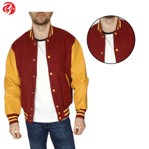 OEM Custom Logo Unisex Stylish Baseball Letterman Varsity Jacket High Quality Winter <b>Wear</b> <b>Waterproof</b> Fur Decoration Plus Size - Product Image 4