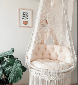 Hammock Baby Walker Sit-to-stand HANDMADE NATURAL Baby <b>Swing</b> Set Style Color Baby Bedside Sleeper - Product Image 2