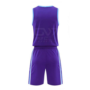 Meilleures ventes Ensemble de maillots de basket-ball pour hommes, uniforme d'entraînement au basket-ball avec logo personnalisé - Product Image 3