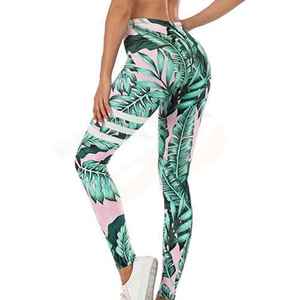 Leggings de fitness pour femmes de bonne qualité, solides, internationaux, respirants et longs, taille haute, coupe ajustée - Product Image 4