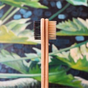 CEPILLO DE DIENTES DE BAMBÚ ECOLÓGICO CON CERDAS SUAVES DE VIETNAM CEPILLO DE DIENTES DE BAMBÚ TENDENCIA SUPERIOR 2024 DE LOTO AZUL - Product Image 2