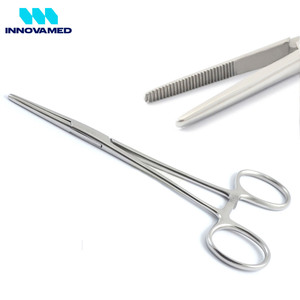 Pinzas de bloqueo para hemostatos Kelly, pinzas quirúrgicas curvas rectas de 14cm para uso quirúrgico en hospitales por INNOVAMED Renewable - Product Image 3