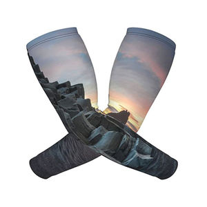 Custom Size Solid Color <b>Arm</b> Compression <b>Sleeves</b> <b>for</b> Men and <b>Women</b> Sports Golf Volleyball Basketball Cycling Set of <b>Sleeves</b> - Product Image 4