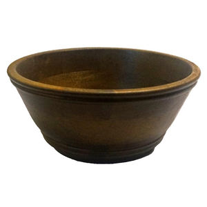 Cuenco para servir con diseño Floral de alta moda, cuenco de acabado rústico personalizado de madera, madera Natural para mezclar ensaladas y frutas, cuencos de madera - Product Image 1