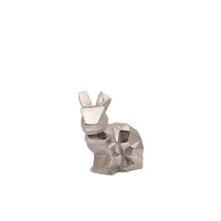 Accesorios Decorativos para el Hogar de Conejitos de Aluminio Dorado de Alta Calidad 2026 - Soporte de Pared Ligero y Duradero para Decoración del Hogar y Sala de Estar