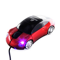 ELE-GATE Mouse Optik Kabel USB untuk Mobil PC Laptop 2.4GHz Gaming LED Backlit Mini Style Tangan Kanan 3 Tombol 1 Roller Tersedia