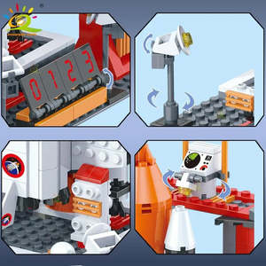 ชุดประกอบจรวดอวกาศ DIY ขนาด 1:72 ตัวต่อพลาสติกสำหรับเด็กอายุ 5-7 ปี - Product Image 3