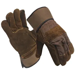 CE EN388 ha approvato in pelle guanti da lavoro, protezione del lavoro mani guanti di sicurezza per lavori industriali, giardino, costruzione, meccanica