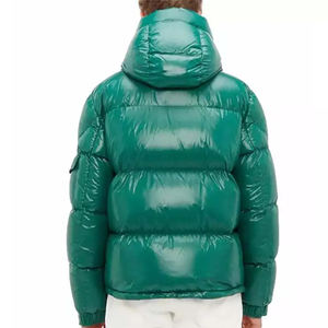 Chaquetas Acolchadas Brillantes de Invierno Casuales Personalizadas para Hombre, Chaqueta Acolchada de Alta Calidad Unisex, Nuevo Estilo de Moda, Logotipo Frontal, Precio al por Mayor - Product Image 2