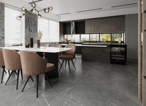 Diseño moderno 600x600 Azulejos de porcelana antideslizante gris oscuro con acabado de esmalte mate Muestra gratis de la fábrica de Vietnam - Product Image 2