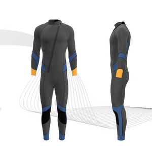 Traje de Surf Profesional de Alta Elasticidad, Traje de Neopreno de una Pieza con Cremallera en el Pecho, Traje de Neopreno 4/3 para Hombre, Trajes de Baño - Product Image 4