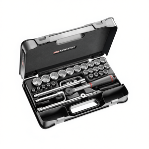 ชุดซ็อกเก็ตเฟคอม 1/2 นิ้ว เมตริก 12 จุด 30 ชิ้น ชุดเครื่องมือซ็อกเก็ตที่ทนทาน - Product Image 2