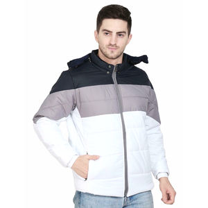 Best Selling Custom Men's Winter Bomber <b>Jacket</b> New Arrival <b>Canvas</b> <b>Jacket</b> with Stand Collar OEM Service - Product Image 5
