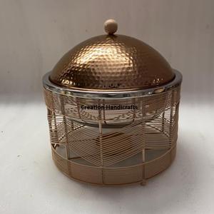 Casserole en métal aluminium de luxe au design moderne chauffe-plats et marmite durable pour la maison et l'hôtel - Product Image 6