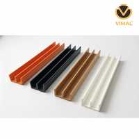 Profilé en PVC E de 15 mm haute résistance pour le gaine de câblage électrique, installation facile, gestion des câbles