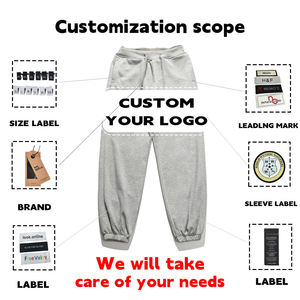 กางเกงผ้าฝ้าย100% แบบเหน็บขาติดโลโก้ออกแบบได้ตามต้องการกางเกงวิ่งออกกำลังกายสวมใส่สบายไม่อึดอัดแฟชั่นดีไซน์เนอร์หรูหรา - Product Image 5