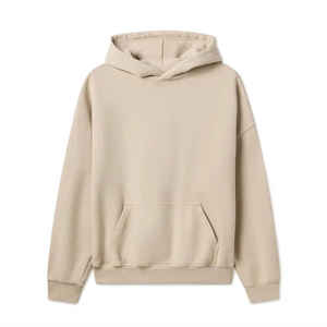 Sudadera con capucha de talla regular para hombre con logotipo personalizado al por mayor, sudaderas con capucha lisas de manga larga de algodón de talla grande unisex - Product Image 6