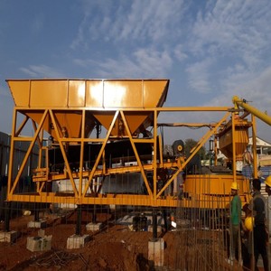 Di động trạm trộn bê tông nhà máy nhỏ gọn hiệu quả và dễ dàng để vận chuyển - Product Image 3