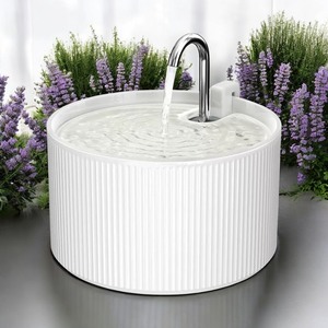 Bebedero Automático de Cerámica Ecológico y Duradero de 2.2L para Gatos, Bomba de Circulación Ultrasilenciosa, Materiales Libres de BPA, Profundo - Product Image 1