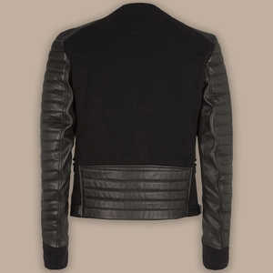 Chaquetas de cuero transpirables 100% para hombre, estilo cómodo con cremallera y cuello levantado, ropa informal para invierno - Product Image 2