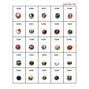 Perles en céramique fabriquées en Inde, perles uniques faites à la main, parfaites pour la création de bijoux, projets élégants au meilleur prix de gros - Product Image 5