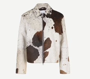 Nouvelle vache en peau de vache femmes veste en gros veste en cuir d'extérieur personnalisée avec le meilleur matériel veste en cuir de vachette - Product Image 3