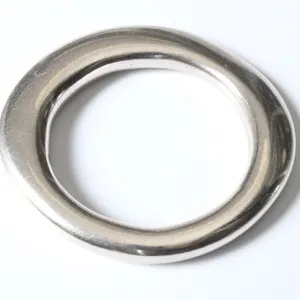 Flat irregular silver 925 bangle handmade in Italy perfect to be combined with other rigid bangles very fashionable