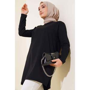 เสื้อเบสิคแขนยาวสีดำ - Product Image 4