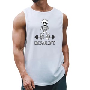 <b>Men's</b> Casual Graphic Tank Top Sleeveless Knitted Weaving Deadlift <b>Gym</b> Fitness Training Sports <b>Vest</b> - Product Image 3