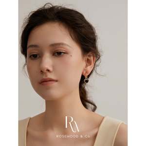 Collana con Ciondolo a Cuore Nero Impermeabile, Anallergica, con Pietra Nera, Regalo Amore Eterno, con Orecchini Pendenti, Accessorio Moda - Product Image 4