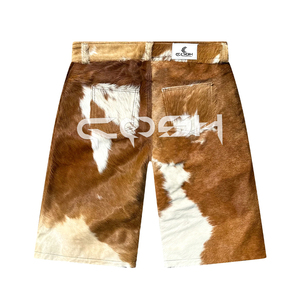 หนังวัวสีน้ำตาลและสีขาวสำหรับผู้ชายจากปากีสถาน - Product Image 2