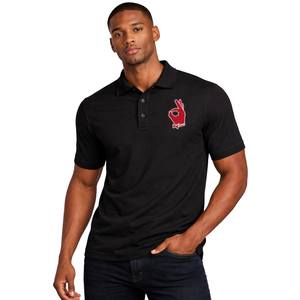 Polo Kappa Alpha Psi YO Hand Sign 1911 Noir en Coton Premium – Haut Décontracté Classique pour Fraternité Grecque - Product Image 1