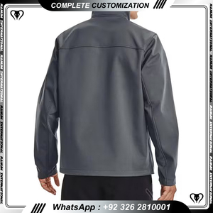 Men's <b>Winter</b> Telemark Softshell Bomber <b>Jacket</b> Stand Collar Hooded Design Embroidered Techniques <b>Waterproof</b> OEM Service Supply - Product Image 3