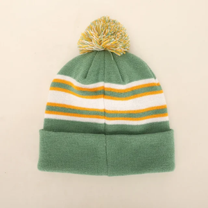 หมวกบีนนี่ปักลายหัวกะโหลกอะคริลิคสำหรับทุกเพศฉลากทอถักสำหรับเล่นสกีฤดูหนาว - Product Image 5