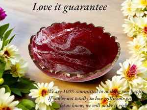 Bol de service élégant en résine verte pour vaisselle décorative et salle à manger à la maison Finition artistique moderne en résine - Product Image 3