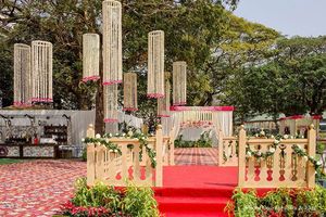 พวงดอกไม้ประดิษฐ์ทำด้วยมือสำหรับตกแต่งงานแต่งงานฮาลดีตกแต่งงานปาร์ตี้ตกหลังหยด - Product Image 3