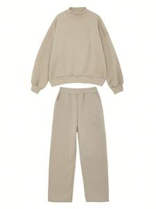 Conjunto Deportivo Informal de Invierno para Hombre y Mujer, Sudadera Holgada con Pantalones Jogger, Traje Deportivo Informal de Moda al por Mayor - Product Image 4