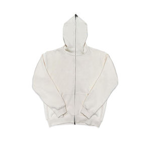 <b>Top</b> Manufacturer Custom Logo <b>Men's</b> Full <b>Zip</b> <b>up</b> Hoodies Heavyweight French Terry Oversized Fit Blank Zipper Hoodies For <b>Men</b> - Product Image 2