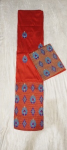 Tela de Tafetán de Seda Bordada con Diseño Floral, Antiestática y Transpirable, 120 GSM, Estilo Nigeriano George Wrapper, Sencillamente Impresionante, Moda 2026 - Product Image 3