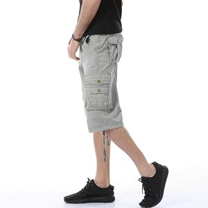 Pantalones cortos de entrenamiento táctico para hombre, ropa de algodón personalizada - Product Image 2