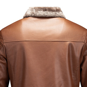 Chaquetas de cuero genuino para hombre modelo superior de la mejor calidad chaquetas de cuero transpirables personalizadas de calidad más populares para hombre - Product Image 6