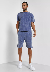 Ensemble de survêtement jogging deux pièces unisexe en velours délavé à l'acide, respirant, décontracté, haute qualité, printemps 2025 - Product Image 6