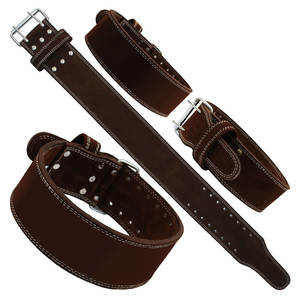 Cinturón de inmersión de levantamiento de pesas con logotipo personalizado de venta superior, soporte de cintura de cuero de vaca y EVA para entrenamiento de gimnasia, entrenamiento de fuerza en la rodilla - Product Image 5