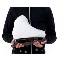 Couvre-chaussures ajustables en néoprène pour patins à glace, patins à roulettes et patins de sport, avec logo personnalisé, pour l'extérieur et l'entraînement.