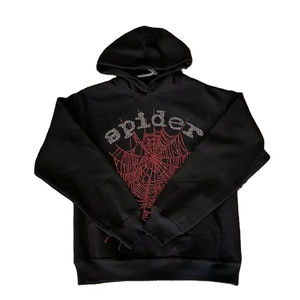 Hot Sale Spider <b>Hoodies</b> Y2K 3d Embroider Full <b>Zip</b>-ups Cotton Blend Top Quality - Product Image 1