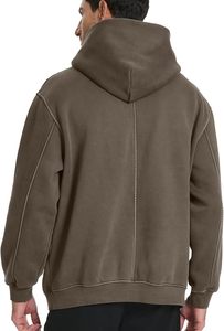 Sudadera con capucha para hombre, ropa de calle, forro polar de algodón para hombre, sudadera cálida de invierno - Product Image 4