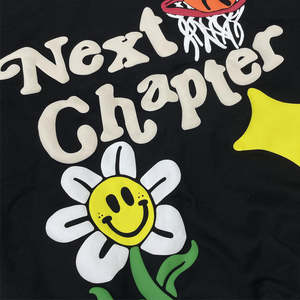 Sudadera con Capucha Personalizada, Diseño de Patrón Puff, Moda Urbana, Sudadera Deportiva Negra - Product Image 5