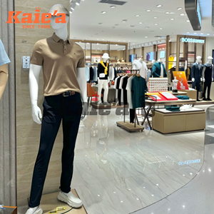 Herren bekleidung Displayst änder Holz Wand montage Displays Rack Whole Shop Anpassung und 3D-Innenansicht - Product Image 6